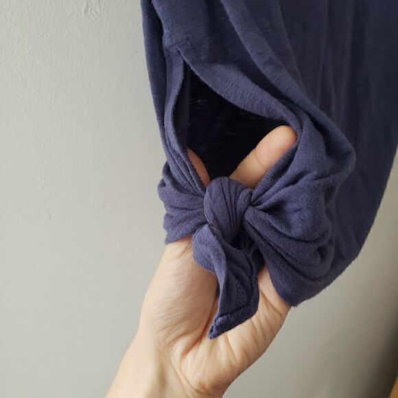 Aerie Side Knot Blue Graphic Tee S - Picture 4 of 8